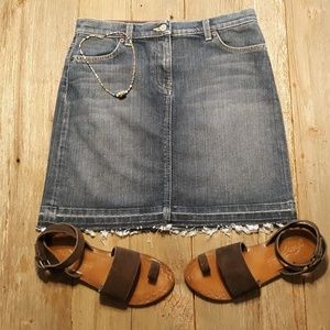 J. Crew Denim Mini Skirt